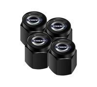 WAPEXI para Volvo XC40 4 Pcs Tapones de Válvula de Aluminio, Impermeable y Resistente, Resistentes a la Corrosión, A Prueba de Fugas
