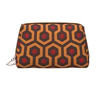 WapNo Shining Overlook - Neceser portátil grande, piel de PVC, cierre de cremallera, bolsa de viaje, bolsa de almacenamiento, Blanco, Talla única