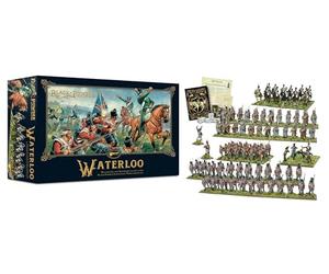 WAR-301510002 - Juegos De Warlord - Black Powder - Waterloo Starter Set - 2da Edición - Miniaturas De Guerras Napoleónicas De 28 mm - Infantería Británica De Hannover Y Francia - Caballería