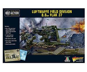 WAR-402012036 - Warlord Games - Bolt Action - 7x 28mm Miniatures - WW2 German Luftwaffe Field Division Flak 37