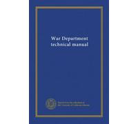 War Department technical manual