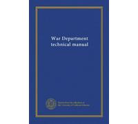 War Department technical manual