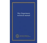 War Department technical manual