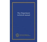 War Department technical manual