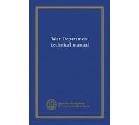 War Department technical manual