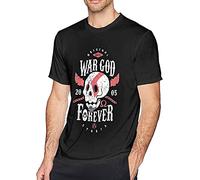 War God Forever Camiseta Black Graphic Unisex Tee Shirt, Negro , S