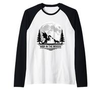 War In The Woods Wolf Boop El dragón Que Respira Fuego en su totalidad Camiseta Manga Raglan