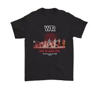 War Live in Japan 1974 On Tour T Shirt Full SizeBlack3XL