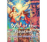 War of the Realms: A Stained Glass Shard-Themed Story and Coloring Book for Stress Relief, Relaxation, and Mindfulness