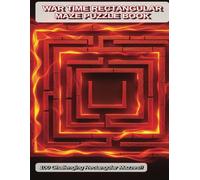 War Time Rectangular Maze Puzzle Book