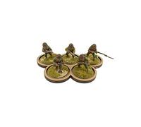 War World Gaming Bandejas de Movimiento para Escaramuzas Forma Olímpica (5 Ranuras de 25mm) - Juego Guerra Combate Miniatura Base Tablero Figura Terreno Modelismo Diorama Escenario Envío Seguimiento