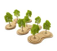 War World Gaming Bases de Madera MDF para Árboles Mezcla - Pack de 3 - DM Peana Tablero Wargame Juego Guerra Diorama Escenario Paisaje Miniatura Modelismo Maqueta Terreno Envío Seguimiento