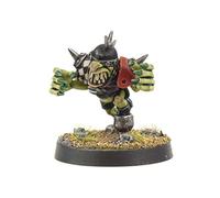 War World Gaming Gutrot Greenskins - Basher The Blitzer - 28mm, Miniaturas, Fantasía, Futbol, Blood Bowl, Goblin, Criatura Fantastica, Figura Coleccionismo