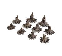 War World Gaming World at War - 10 x Troncos de árbol devastados 28mm - Wargaming, Normandía, WW2, Dioramas