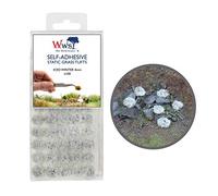 War World Scenics 100 x Mechones Autoadhesivos de Hierba Estática Invierno Helado de 4mm - Modelismo Wargame Escenografía Ferroviario Diorama Miniatura Maqueta Manojo Césped Seguimiento Envío