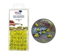 War World Scenics 100 x Mechones Autoadhesivos de Hierba Estática Narcisos de 4mm - Modelismo Wargame Escenografía Ferroviario Diorama Miniatura Maqueta Manojo Césped Seguimiento Envío