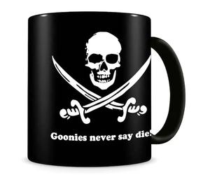 Warber bros - Taza Los Goonies, Blanca y Negra, Taza cerámica 325 ml