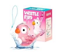 Warbling Bird Call Whistle- 4.8x8.7x12cm Portable Water Whistle, ABS Safe Material, Mini Reusable Toy for Bath, Pool or Play | Fun Musical Gift for Children, Teens, Birthday or Learning Mus