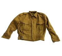 Warcraft Exports British 37 Pattern Tunic Battle Uniform Reproduction - Khaki Color (Large (42 Inches))