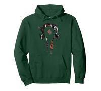 Warcraft Gaming Logo Horda Compilación Cresta Fierce Gamer Sudadera con Capucha, Unisex para Adultos, Verde Bosque, XXL
