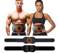 WARDBES Electroestimulador Muscular 2025, Estimulador Muscular Abdominales, Masajeador Eléctrico Cinturón con USB Recargable, Ejercitador del Abdomen/Brazo/Piernas/Cintura, EMS Abdominales Cinturón