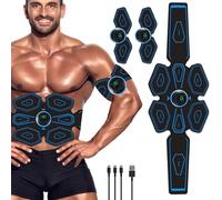 WARDBES Estimulador de Aparato de Entrenamiento Abdominal 2025,Cinturón Abdominal Electrosti,Electroestimulador Muscular,Dispositivo de Entrenamiento para el hogar