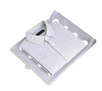 Wardrobe Shelf Divider - Stackable Shirt Organizer, 12x8 Inch Folding Board with Layered Storage Function, Lightweight Storage Panel with Easy Setup, Closet Accessory for Shirts Sweaters Pants