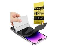 WardSan[1 pieza para iPhone 15 Pro de 6,1 pulgadas, protector de pantalla de hidrogel antiespía |Protector flexible de TPU irrompible [compatible con carcasas] [Protección de la privacidad] (no vidrio