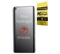 WardSan [1 pieza para Oppo FIND X3/FIND X3 PRO 6.7" - Película protectora de pantalla hidrogel antiespía privada 3D | Soporte selfie | Anti-choque | Protector TPU blando | Mejor que un vidrio templado
