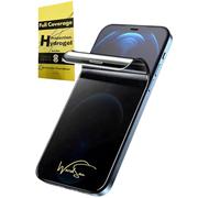 WardSan [2 piezas compatibles con iPhone 17 de 6,3" - Protector de pantalla de hidrogel antiespía | Protector suave TPU flexible privado [compatible con carcasas] Privacy (no vidrio templado)