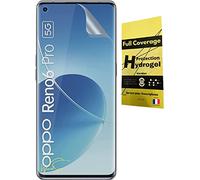 WardSan [2 piezas para OPPO RENO6 PRO 5G (Reno 6 Pro) de 6,55" - Protector de pantalla Hydrogel 3D | Antichoque | Carcasa TPU | Película protectora TPU flexible | Mejor que un cristal templado