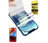 WardSan [2 piezas] Protector de pantalla Hydrogel 3D para iPhone 14 Plus 6,7 pulgadas | Protección integral | Transparente invisible | Compatible con carcasas, TPU flexible | Protector de cristal
