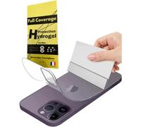 WardSan [2 piezas traseras compatibles con iPhone 17-2 protectores de hidrogel trasero 3D | Antichoque | Compatible con carcasas TPU | Película protectora TPU flexible