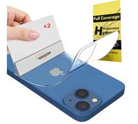 WardSan [2 piezas traseras para iPhone 16 Pro Max - 2 protectores de hidrogel 3D transparente | Antichoque | Película protectora TPU flexible irrompible [compatible con carcasas] (no cristal templado)