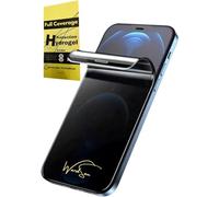 WardSan [2 unidades para iPhone 14 de 6,1 pulgadas - Protector de pantalla de hidrogel antiespía 3D antigolpes TPU suave mejor que el vidrio templado