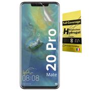 WardSan Hydrogel 3D - Protector Pantalla Hidrogel para Huawei Mate 20 Pro (protección integral 3D, transparente, invisible, compatible con carcasas, funda, TPU flexible, protector de cristales)