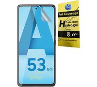 WardSan [Pack de 2 piezas para Samsung Galaxy A53 5G 6.5" - Protector de pantalla de hidrogel 3D | Antigolpes, compatible con carcasas TPU | Protector de TPU flexible | Mejor que un cristal templado