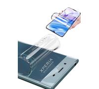 WardSan [Pack de 2 protectores de pantalla de hidrogel 3D para Sony Xperia XZ1 de 5,2 pulgadas, transparente a prueba de golpes, compatible con carcasas, protector de ventana | Mejor que un cristal