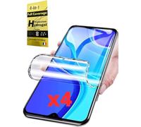 WardSan [Pack de 4 piezas para Samsung Galaxy A14 4G 5G 6,6" - Protector de pantalla de hidrogel 3D | Antigolpes, compatible con carcasas | Protector de TPU suave | Mejor que un cristal templado