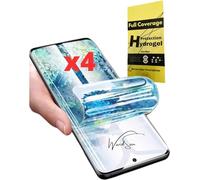 WardSan [Pack de 4 piezas para Samsung Galaxy A54 5G 6.4" - Protector de pantalla de hidrogel 3D | Antigolpes, compatible con carcasas | Protector de TPU flexible | Mejor que un cristal templado