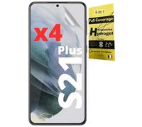 WardSan [Pack de 4 piezas para Samsung Galaxy S21+/S21 Plus de 6,7'' - Protector de pantalla de hidrogel 3D | Antichoque | Compatible con carcasas | Protector de TPU suave | Mejor que un cristal
