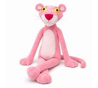ware-direkt Peluche de pantera rosa, 35 cm, regalo para habitación infantil, diseño de dibujos animados, artículo oficial con licencia oficial, con juego de pegatinas