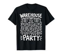 Warehouse Party, Retro, Rave, Vintage, años 90, Club House Dance del Reino Unido Camiseta