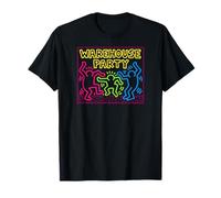 Warehouse Party, Retro, Rave, Vintage, años 90, Club House Dance del Reino Unido Camiseta