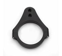 WARFEL 27-50 51 52 53 54 55 56 57 58 60mm Universal CNC Abrazadera De Amortiguador De Dirección De Aluminio Soporte De Horquilla Amortiguador De Motocicleta Soporte (Color : 56 mm Black Clamp)
