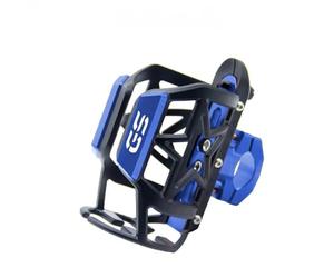 WARFEL Soporte para Botella De Agua Y Bebidas para Motocicleta, Soporte para Vasos, Soporte Sdand para B&M&W R1200GS R1250GS R 1200GS R1250 GS R 1250 GS LC ADV (Color : Blau)
