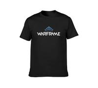 Warframe RPG MMO Multi Player Online Shooter Role Playing Game Unisex 100% Cotton Short-Sleeve T-Shirts Black XXXL
