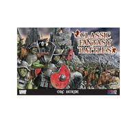 Wargames Atlantic, Batallas clásicas de fantasía, horda de orcos, miniaturas a escala de 15 mm