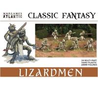 Wargames Atlantic - Classic Fantasy: Lagarto (24 figuras de plástico duro de 28 mm)