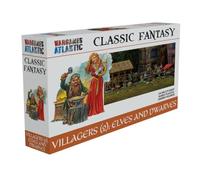Wargames Atlantic: Classic Fantasy - Villagers (2) elfos y enanos